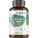 Biologisch Psyllium Husk psylliumvezels supplement - 1400 mg - 180 vegan capsules voor 3 maanden - Bio vezel supplement geproduceerd in Europa