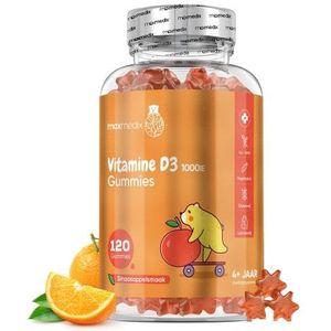 Vitamin D3 gummies for kids - 1000 IE - 120 gummies -  4 maanden voorraad