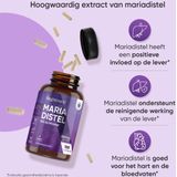 Mariadistel - Extract - 2000 mg - 180 Vegan Capsules - Vrij van GMO's