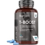 WeightWorld Testosterone Booster tabletten - 180 testosteron pillen voor mannen - Draagt bij tot de instandhouding van normale testosteron levels