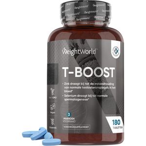 Weightworld T-Boost - Natuurlijke Test Booster - 180 capsules