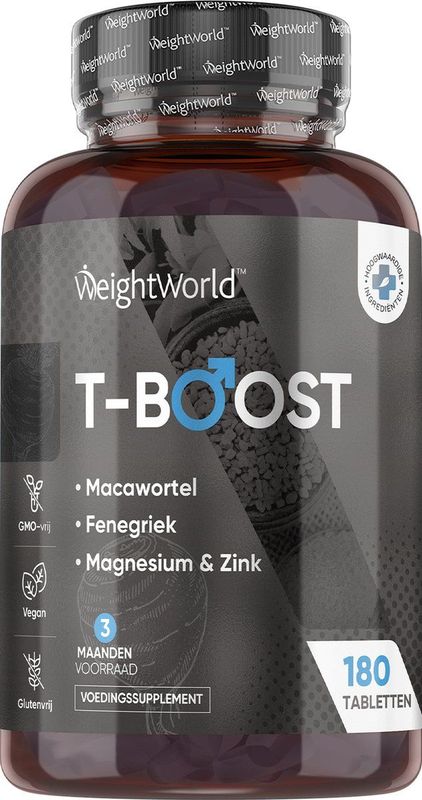 WeightWorld - Testosterone Booster - Tabletten - Natuurlijke Ingrediënten