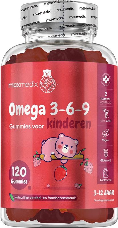 Maxmedix - Omega 3,6,9 Gummies - Vegan - 120 Stuks