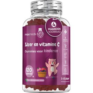 IJzer Gummies - Vitamine C - 120 Stuks - Natuurlijke Formule