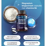 Magnesiumbisglycinaat - 180 Vegan Capsules - Gezondheidsclaims Geautoriseerd door EFSA
