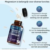 Magnesiumbisglycinaat - 180 Vegan Capsules - Gezondheidsclaims Geautoriseerd door EFSA