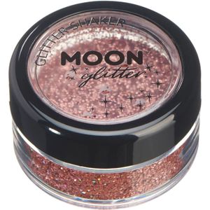 Moon Glitter - Holografische Glittershaker - Roségoud - 5 Gram - Cosmetische Glitter