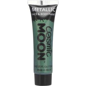 Cosmic Moon Metallic Face Paint Green 12ml