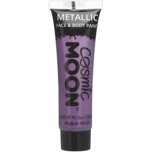 Cosmic Moon Metallic Face Paint Purple 12ml