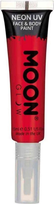 Moon Glow - Neon UV Face Paint - Intense Red - 15ml