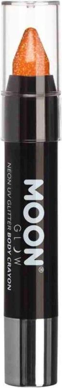 Moon Glow - Neon UV-Glitterstiften - 8 Kleurenset - Waterbestendig - Sneldrogend