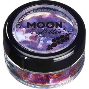 Moon Glitter Iridescent Chunky Glitter Purple 3g