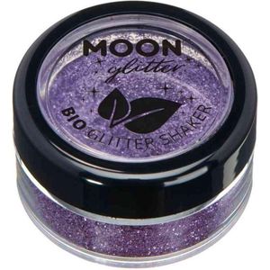 Moon Glitter Biologisch afbreekbare Eco Glitter Shakers - 100% Cosmetic Bio Glitter voor gezicht, lichaam, nagels, haar en lippen - 5 g - lavendel