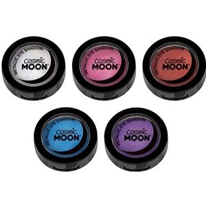 Metallic Eye Shadow van Cosmic Moon | Make-up voor gezicht | 3,5 g (Set van 5)