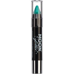 Moon Glitter - Iridescent Body Crayons - Groen - Holografisch Glitter