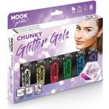 Moon Glitter - Glitter Gezichtsverf - Rood - 12 ml - Grofkorrelige Glitter