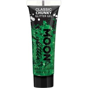 Moon Glitter - Glitter Gezichtsverf - Groen - 12 ml - Grofkorrelige Glitter