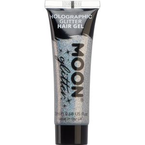 Moon Glitter - Holographic Hair Gel - Zilver - 20ml