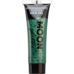 Moon Glitter - Holographic Hair Gel - Green - 20ml
