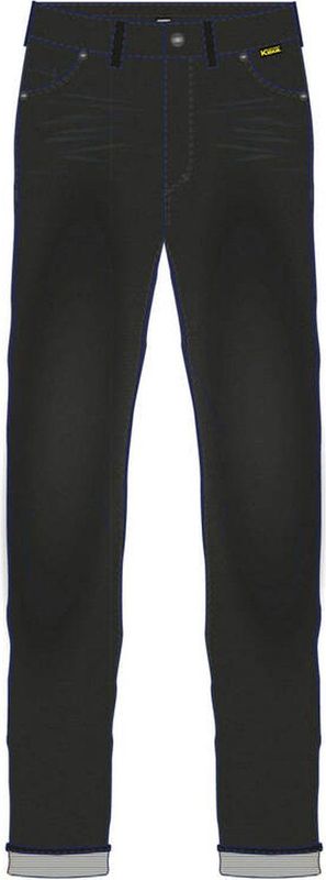 RST X Kevlar Tapered-Fit Ce Mens Textile Jean Black 30 Broek