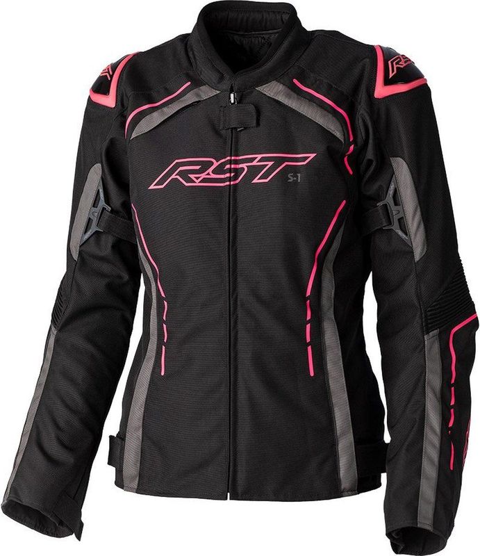 RST S1 Dames Motorjack - Zwart - Textiel - Waterdicht