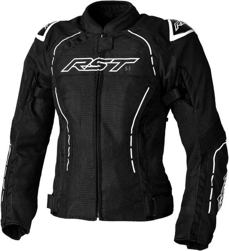 RST - S1 Mesh - Motorjas - Zwart/Wit - CE Level 1 Bescherming