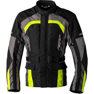RST Alpha 5 Ce Mens Textile Jacket Black Grey Neon Yellow 40 Jas