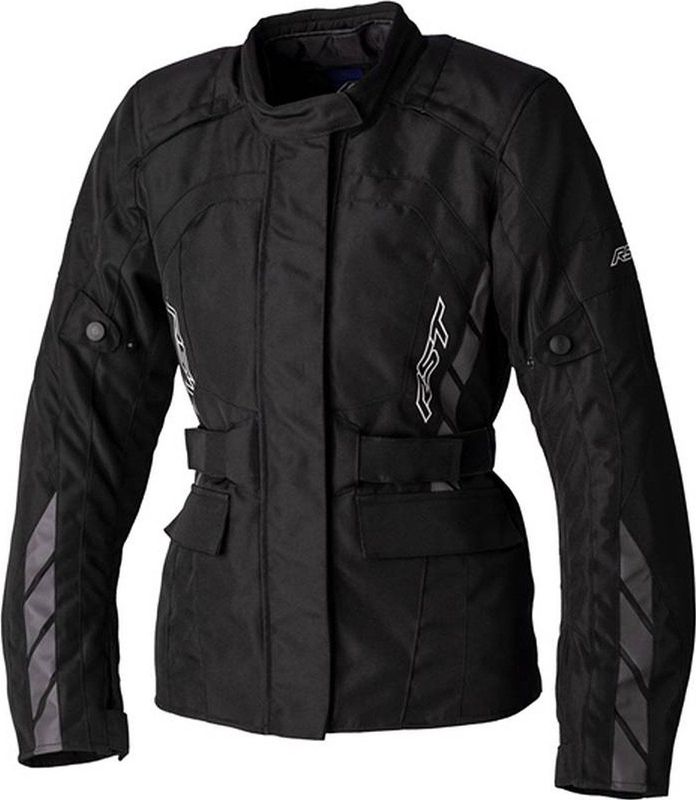 RST - Alpha 5 - Textieljas - Zwart Grijs - ¾ Lange Jas