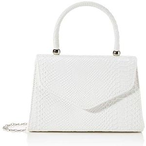 SwankySwans Lucy Clutch Bag voor dames, S, Wit, Small