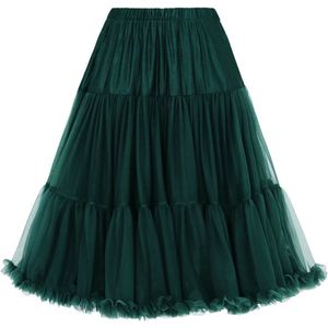 Banned Retro - Petticoat - Groen/Donkergroen - Onderrok