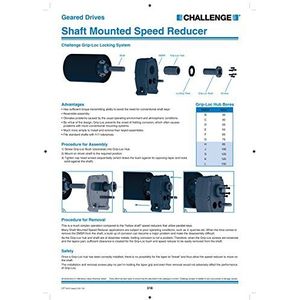 Challenge SMSR-E-GLB-50 Grip-Loc-steeksleutel, 50 mm boring