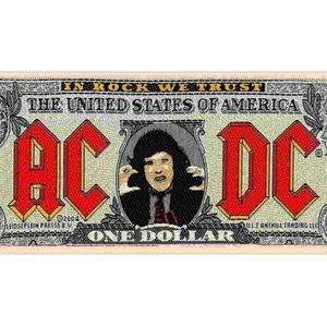 AC/DC - Bank Note Patch - Multicolours
