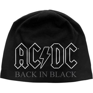 AC/DC - Back In Black Beanie Muts - Zwart