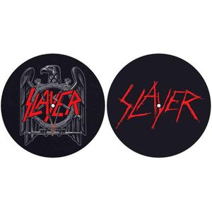 Slayer - Eagle/Scratched Logo Platenspeler Slipmat - Multicolours