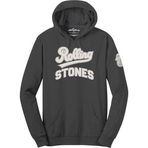 The Rolling Stones - Team Logo & Tongue - Hoodie - Zwart - 50% Katoen, 50% Polyester