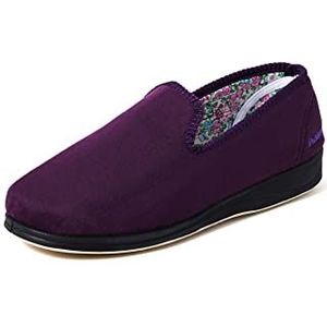 Padders Dames Repose Low-Top Slippers, Paars, 41 EU