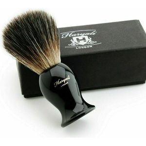 Klassieke zwarte scheerkwast (scheerkwast) synthetische milieuvriendelijke scheerkwast, cadeau voor mannen