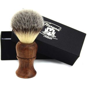 Haryali London Gloednieuw – synthetische scheerkwast – handvat van rozenhout