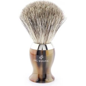 Handgemaakte tortilla bruine kleur harsgrip scheerkwast, beste scheerkwast voor mannen thuis en in de salon