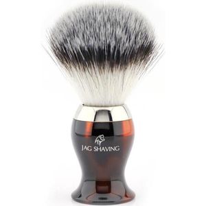 Antieke rode wijnhars handvat handgemaakte herenscheerkwast met synthetische vezels scheerkwast voor nat schoon scheren (scheerkwast)