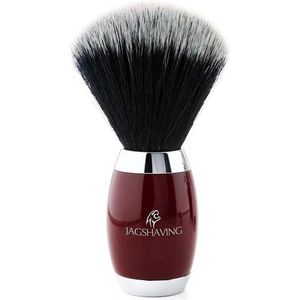 Scheerkwast - Zwart - Synthetische Borstelharen - Handgemaakt - Perfect voor Nat Scheren