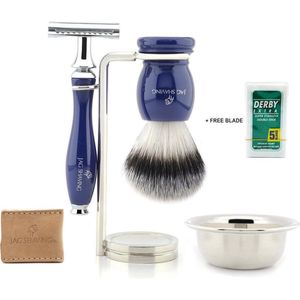 DE Safety Razor-scheerset Beste voor mannen Scheren, beste cadeau-idee voor mannen (scheerset)