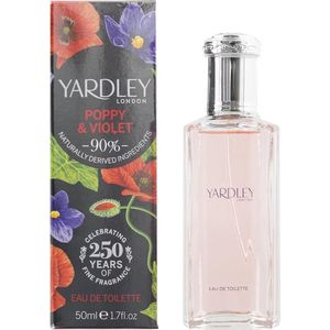 Yardley Poppy & Violet Eau de Toilette 50ml Spray