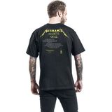Metallica - And Justice For All Tracks Heren T-shirt - Zwart