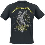 Metallica - And Justice For All Tracks Heren T-shirt - Zwart