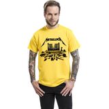 Metallica - 72 Seasons Simplified Cover Heren T-shirt - Geel