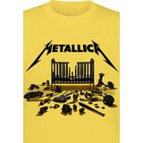 Metallica - 72 Seasons Simplified Cover Heren T-shirt - Geel