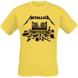 Metallica - 72 Seasons Simplified Cover Heren T-shirt - Geel