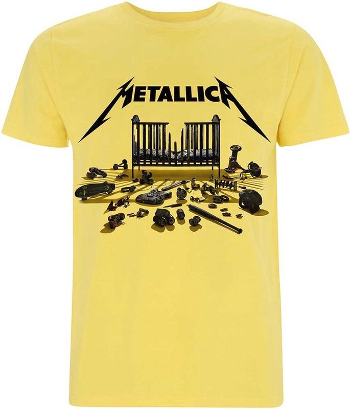 Metallica - 72 Seasons Simplified Cover Heren T-shirt - Geel