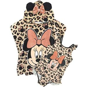 Disney Minnie Mouse badpak en ponchoset voor meisjes 18-24 Maanden